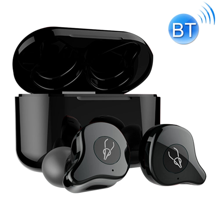 Sabbat E12 Portable In-ear Bluetooth V5.0 Earphone with Wireless Charging Box, Wireless Charging Model, For iPhone, Galaxy, Huawei, Xiaomi, HTC and Other Smartphones(Grey) - Bluetooth Earphone by Sabbat | Online Shopping South Africa | PMC Jewellery | Buy Now Pay Later Mobicred