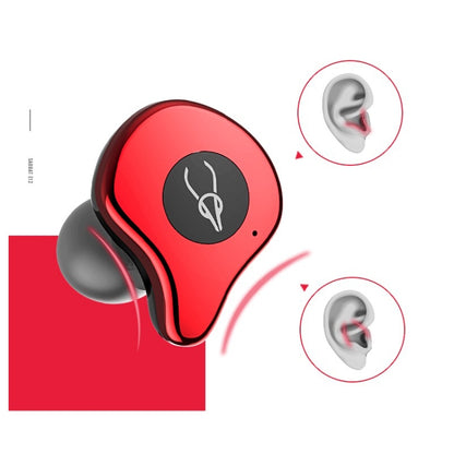 Sabbat E12 Portable In-ear Bluetooth V5.0 Earphone with Wireless Charging Box, Wireless Charging Model, For iPhone, Galaxy, Huawei, Xiaomi, HTC and Other Smartphones(Grey) - Bluetooth Earphone by Sabbat | Online Shopping South Africa | PMC Jewellery