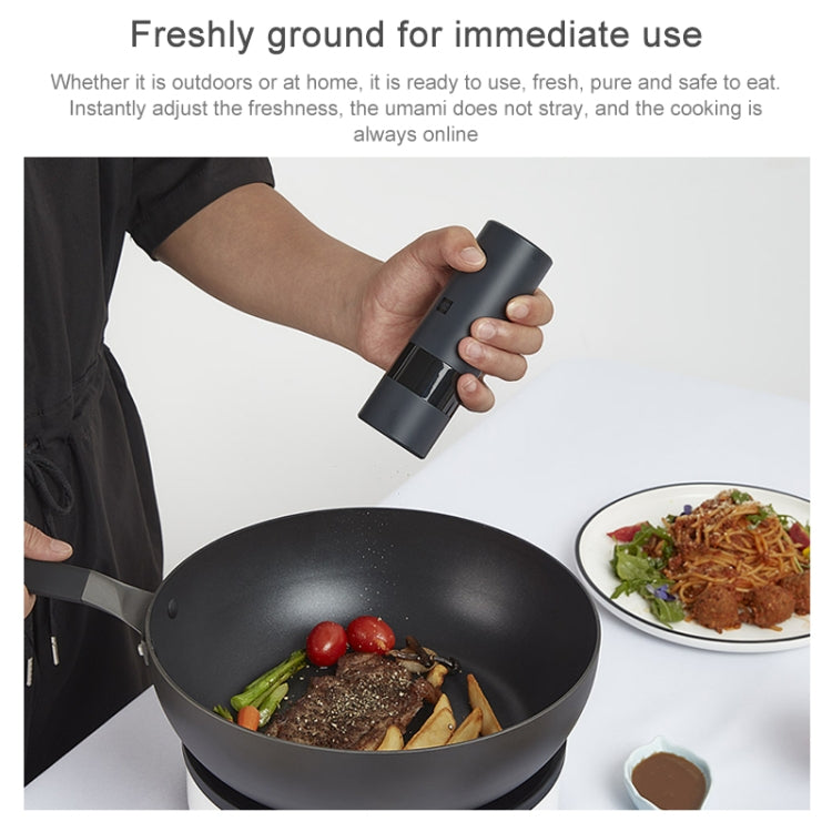 Original Xiaomi Youpin Huohou Electric Grinding Machine Automatic Mill Pepper Grinder(White) - free shipping - PMC TechLife - Order now!