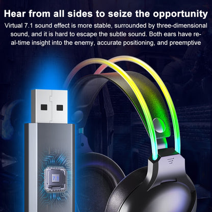 AULA S503 Headset RGB Wired Gaming Headphones - Multimedia Headset by AULA | Online Shopping South Africa | PMC Jewellery