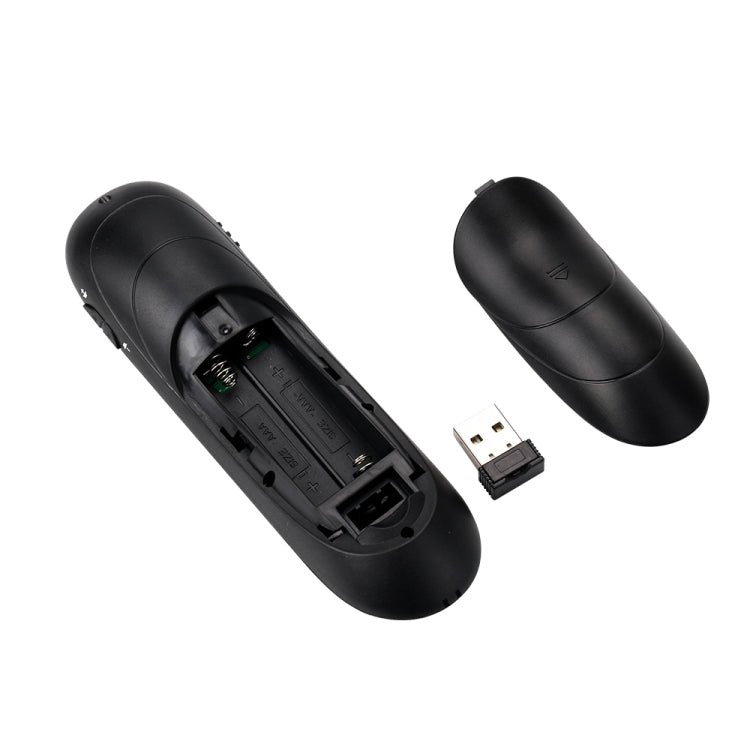 VIBOTON 504T 2.4GHz Laser Pens Wireless RF Remote Control Laser Presenter Pointer for Power Point PPT with Touchpad Air Mouse for PC Laptop Notebook(Black) - MINI PC Accessories & Gadgets by VIBOTON | Online Shopping South Africa | PMC Jewellery