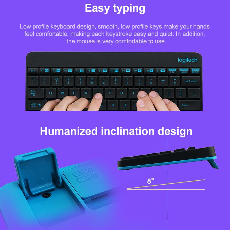 Logitech MK245 Nano Wireless Keyboard Mouse Set (White) - free shipping - PMC TechLife - Order now!