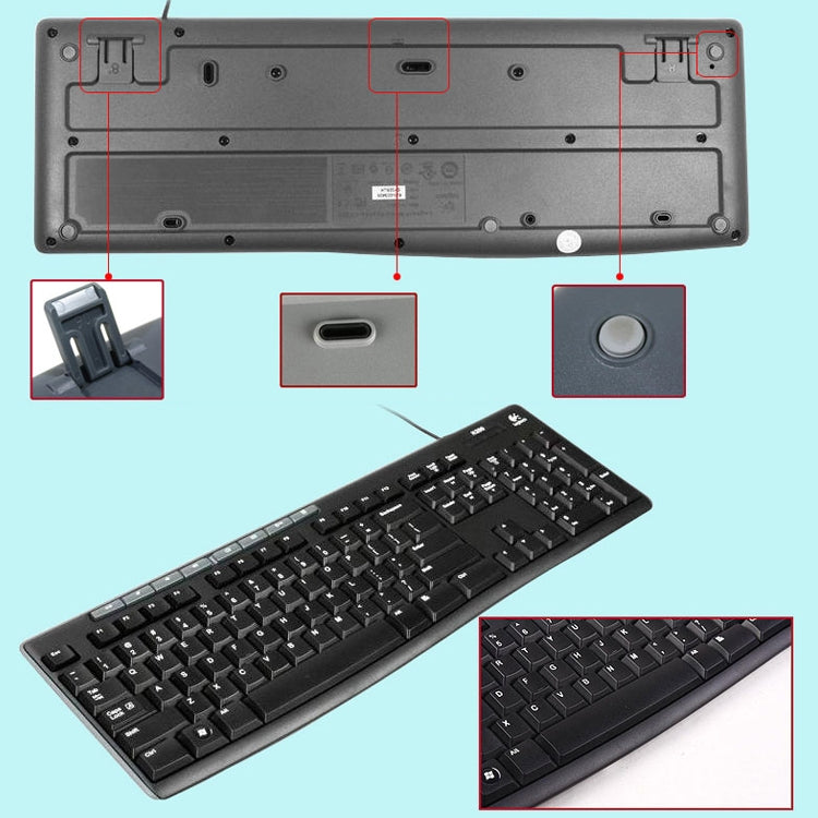 Logitech MK200 Wired Keyboard Mouse Set - Wired Keyboard by Logitech | Online Shopping South Africa | PMC Jewellery | Buy Now Pay Later Mobicred