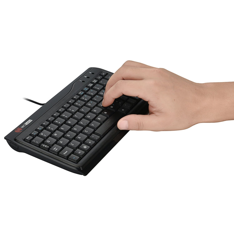 MC Saite MC-8017 Wired 78 Keys Mini Multimedia Computer Keyboard(Black) - Wired Keyboard by MC Saite | Online Shopping South Africa | PMC TechLife | Buy Now Pay Later Mobicred
