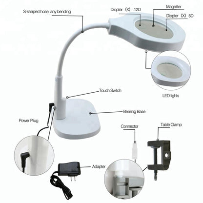 BEST Desktop Multi-function Portable Magnifying Lamp (Voltage 220V) - Magnetizer Demagnetizer Tool by BEST | Online Shopping South Africa | PMC Jewellery