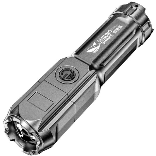 SMILING SHARK 622A Telescopic Focusing Three-gear Bright LED Flashlight - LED Flashlight by PMC Jewellery | Online Shopping South Africa | PMC Jewellery