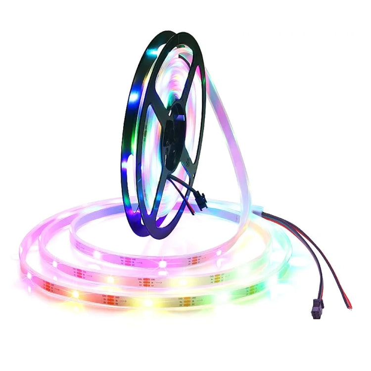 WS2812B RGB Light 5050 SMD LED Casing Waterproof Rope Light, 30 LED/m, DC 12V, Length: 5m - Casing Waterproof Light by PMC Jewellery | Online Shopping South Africa | PMC Jewellery