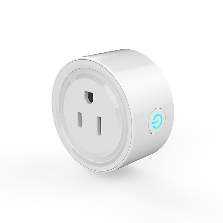 10A Round Shape WiFi Mini Plug APP Remote Control Timing Smart Socket Works with Alexa & Google Home, AC 100-240V, US Plug - Smart Socket by PMC TechLife | Online Shopping South Africa | PMC TechLife