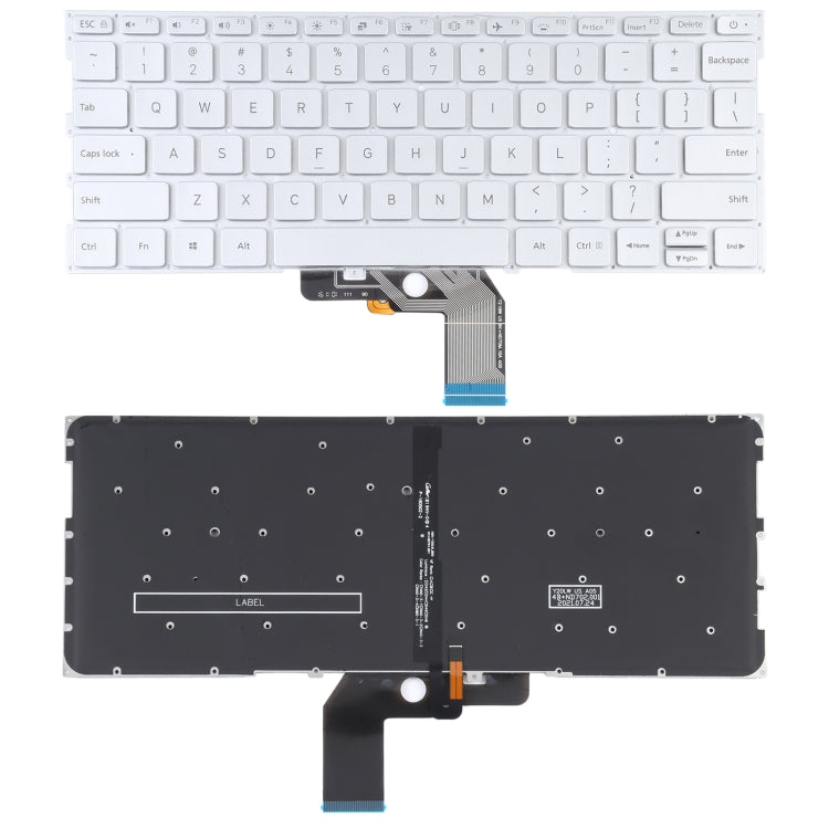 For Xiaomi Mi Air 13.3 US Version Keyboard with Backlight (Silver) - free shipping - PMC TechLife - Order now!