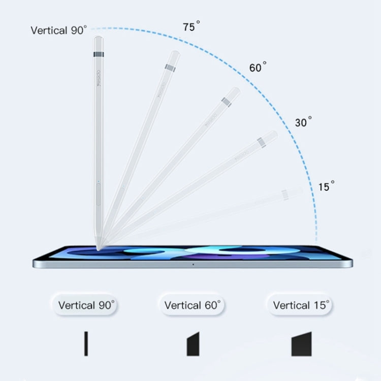 Yesido ST14 USB-C / Type-C Interface Multi-function Bluetooth Wireless Stylus Pen Capacitive Pencil for iPad (White) - free shipping - PMC TechLife - Order now!