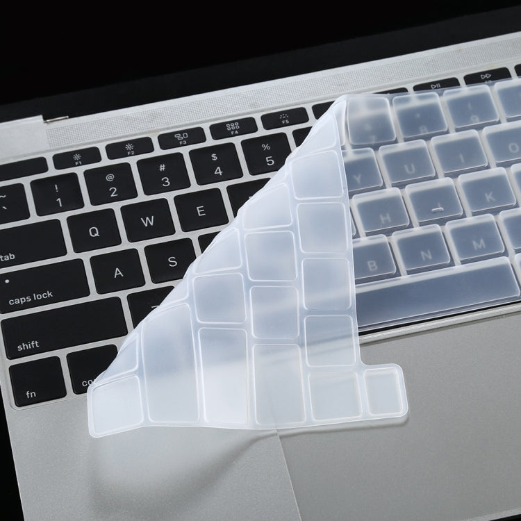 Dustproof Silicone Laptop Keyboard Protective Film for MacBook Pro 13.3 inch 2022 (White) - Keyboard Protector by PMC TechLife | Online Shopping South Africa | PMC TechLife