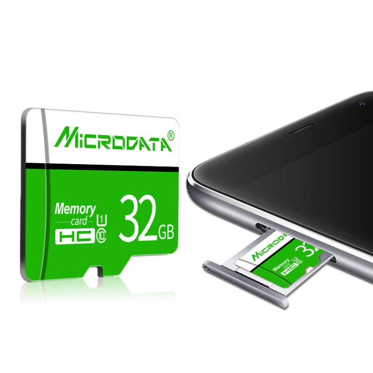 MICRODATA 64GB U3 Green and White TF(Micro SD) Memory Card - free shipping - PMC TechLife - Order now!