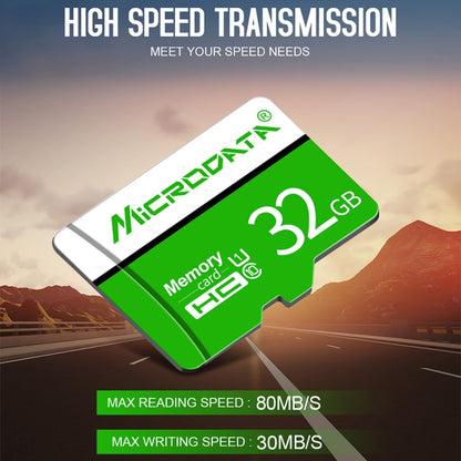 MICRODATA 64GB U3 Green and White TF(Micro SD) Memory Card - Micro SD Card by MiCRODATA | Online Shopping South Africa | PMC Jewellery