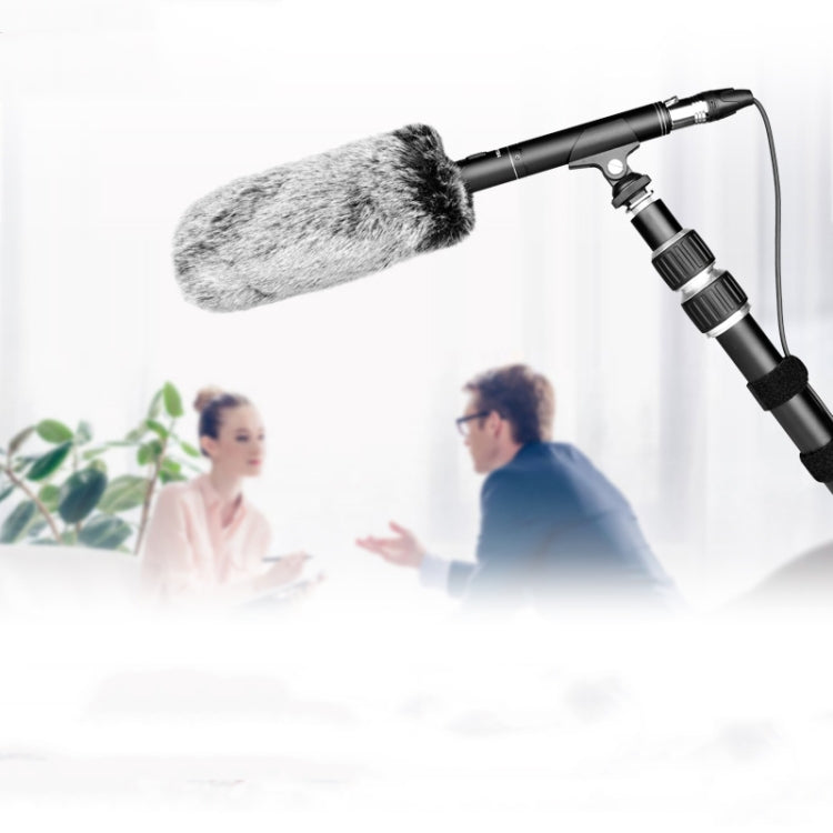 YELANGU YLG9933A MIC07 Professional Interview Condenser Video Shotgun Microphone with 6.5mm Audio Adapter & 3.5mm RXL Audio Cable(Black) - Camera Microphone by YELANGU | Online Shopping South Africa | PMC Jewellery | Buy Now Pay Later Mobicred