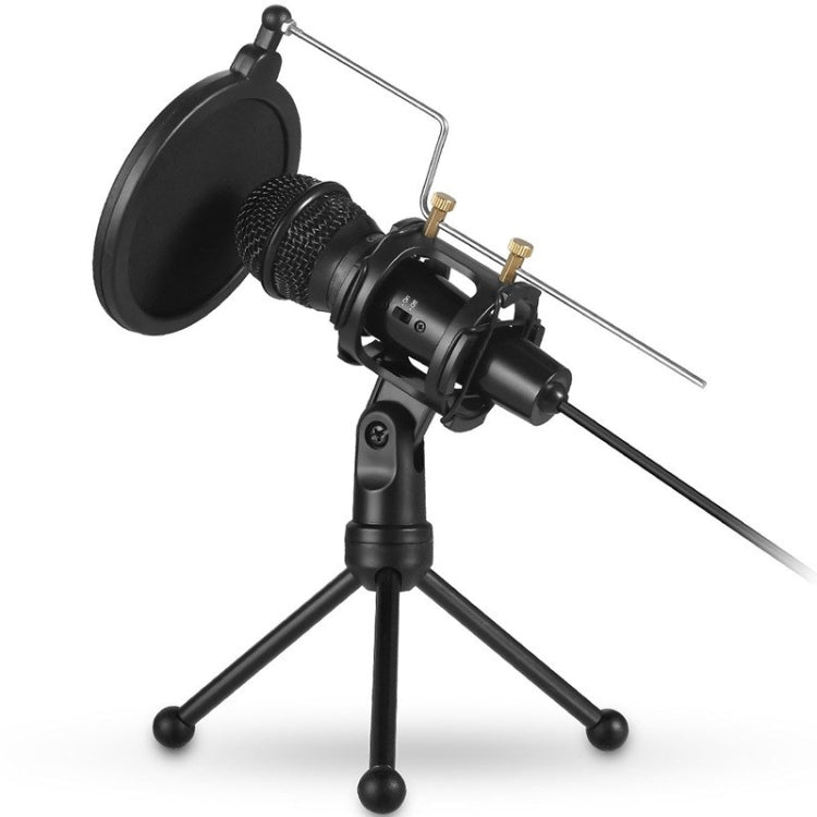 Yanmai PS-3 Mini Portable Microphone Anti-network Shockproof Desktop Stand(Black) - Stand by Yanmai | Online Shopping South Africa | PMC TechLife | Buy Now Pay Later Mobicred