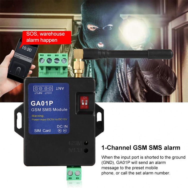 GA01P Mini Smart Power-off GSM SMS Phone Alarm Module - Module by PMC Jewellery | Online Shopping South Africa | PMC Jewellery