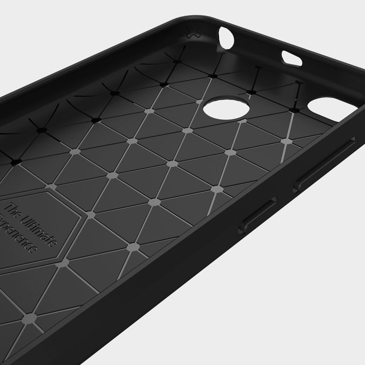 For Xiaomi  Redmi 4X  Brushed Carbon Fiber Texture Shockproof TPU Protective Cover Case (Black) - free shipping - PMC TechLife - Order now!