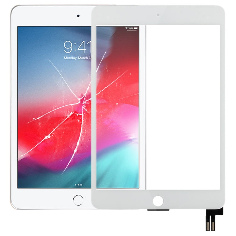 Touch Panel for iPad Mini 5 (2019) / A2124 / A2126 / A2133 (White) - free shipping - PMC TechLife - Order now!