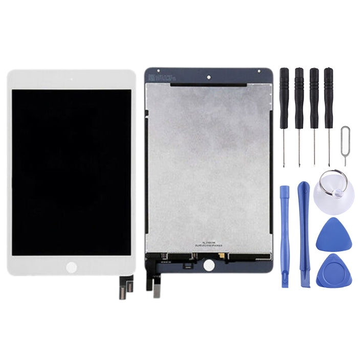 OEM LCD Screen for iPad Mini 5 (2019) / A2124 / A2126 / A2133 with Digitizer Full Assembly (White) - free shipping - PMC TechLife - Order now!