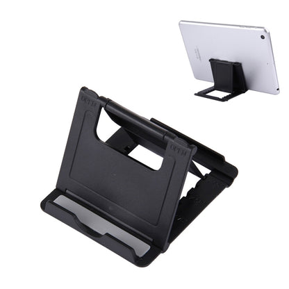 Universal Foldable Mini Phone Holder Stand, Size: 8.3 x 7.1 x 0.7 cm, For iPhone, Samsung, Huawei, Xiaomi, HTC and Other Smartphone, Tablets(Black) - Desktop Holder by PMC Jewellery | Online Shopping South Africa | PMC Jewellery