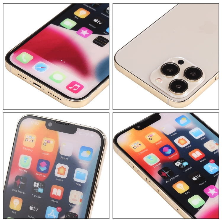 For iPhone 13 Pro Color Screen Non-Working Fake Dummy Display Model(Gold) - free shipping - PMC TechLife - Order now!