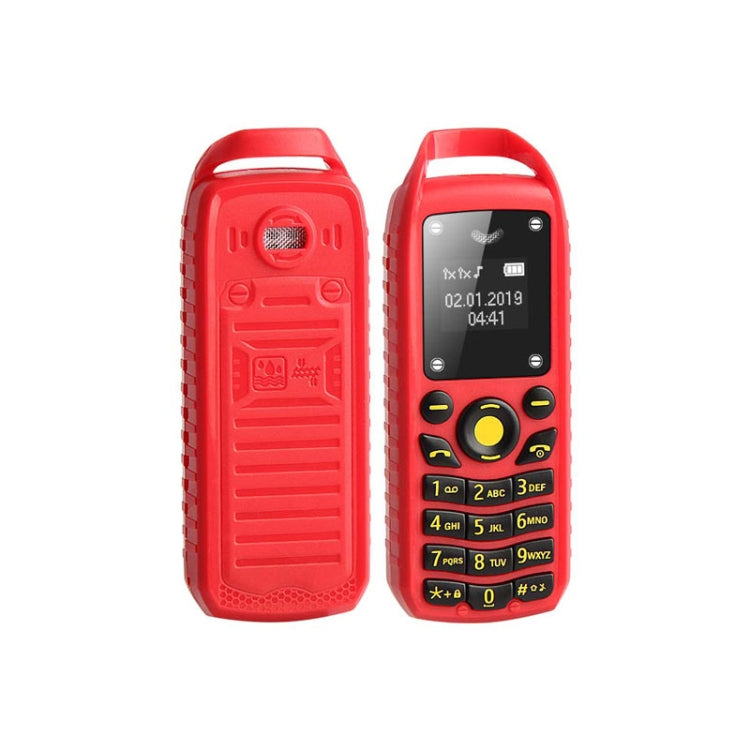 Mini B25 Headphone Mobile Phone, Hands Free Bluetooth Dialer Headphone, MP3 Music, Dual SIM, Network: 2G(Red) - Others by PMC TechLife | Online Shopping South Africa | PMC TechLife