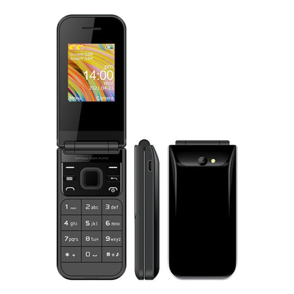 UNIWA F2720 Flip Phone, 1.77 inch, SC6531E, Support Bluetooth, FM, GSM, Dual SIM(Black) - UNIWA by UNIWA | Online Shopping South Africa | PMC Jewellery