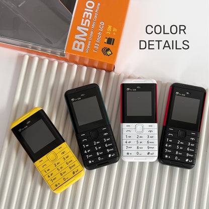 SERVO BM5310 Mini Mobile Phone, English Key, 1.33 inch, MTK6261D, 21 Keys, Support Bluetooth, FM, Magic Sound, Auto Call Record, GSM, Triple SIM (Yellow) - SERVO by SERVO | Online Shopping South Africa | PMC Jewellery | Buy Now Pay Later Mobicred