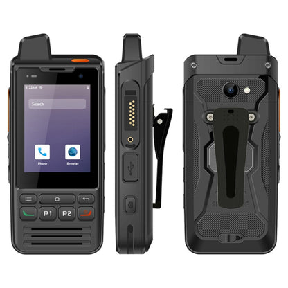 UNIWA F60 Walkie Talkie Rugged Phone, 1GB+8GB, IP68 Waterproof Dustproof Shockproof, 5300mAh Battery, 2.8 inch Android 9.0 MTK6739 Quad Core up to 1.3GHz, Network: 4G, SOS, OTG, NFC(Black) - UNIWA by UNIWA | Online Shopping South Africa | PMC Jewellery