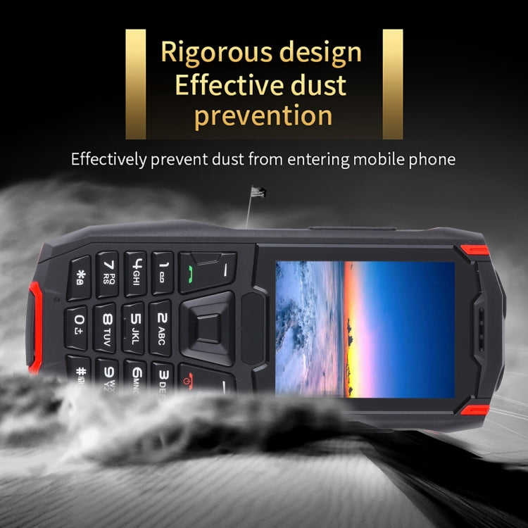 Rugtel R2C Rugged Phone, IP68 Waterproof Dustproof Shockproof, 2.4 inch, MTK6261D, 2500mAh Battery, SOS, FM, Dual SIM(Red) - Others by Rugtel | Online Shopping South Africa | PMC Jewellery | Buy Now Pay Later Mobicred