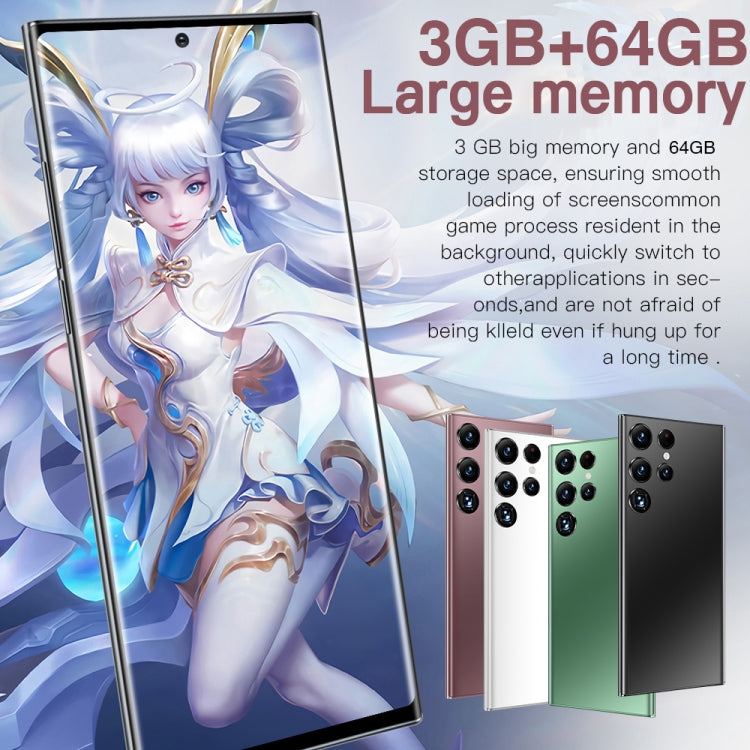 S23Ultra 5G D12332, 3GB+64GB, Face Identification, 6.7 inch Screen Android 8.1 MTK6753 Octa Core, Network: 4G(Green) -  by PMC TechLife | Online Shopping South Africa | PMC TechLife | Buy Now Pay Later Mobicred