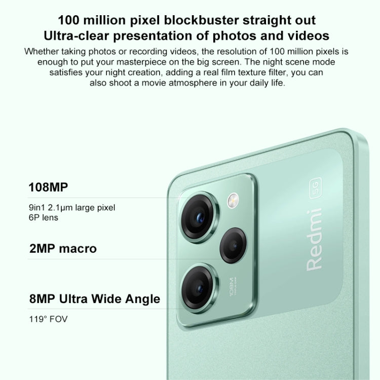 Xiaomi Redmi Note 12 Pro Speed 5G, 108MP Camera, 8GB+256GB, Triple Back Cameras, 5000mAh Battery, 6.67 inch MIUI 14 Snapdragon 778G Octa Core up to 2.4GHz, Network: 5G, Dual SIM, NFC, IR (Blue) - Xiaomi Redmi by Xiaomi | Online Shopping South Africa | PMC Jewellery