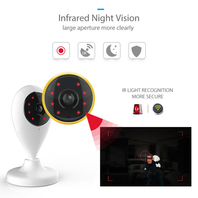 NEO NIP-55AI Indoor WiFi IP Camera, with IR Night Vision & Multi-angle Monitor & Mobile Phone Remote Control - Mini Camera by NEO | Online Shopping South Africa | PMC Jewellery | Buy Now Pay Later Mobicred