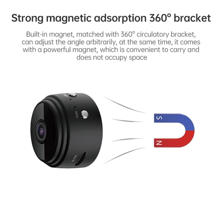 A9 1080P Wifi Wireless Network Camera Wide-angle Recorder(Black) - Mini Camera by PMC Jewellery | Online Shopping South Africa | PMC Jewellery