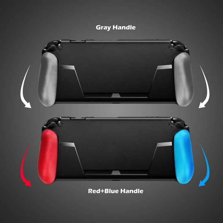 TPU Shell Handle Grip with Game Card Slot Anti-Shock Cover Silicone Case for Nintendo Switch, with Logo - Cases by PMC Jewellery | Online Shopping South Africa | PMC Jewellery