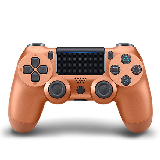 For PS4 Wireless Bluetooth Game Controller Gamepad with Light, EU Version(Bronze) - Gamepads by PMC Jewellery | Online Shopping South Africa | PMC Jewellery