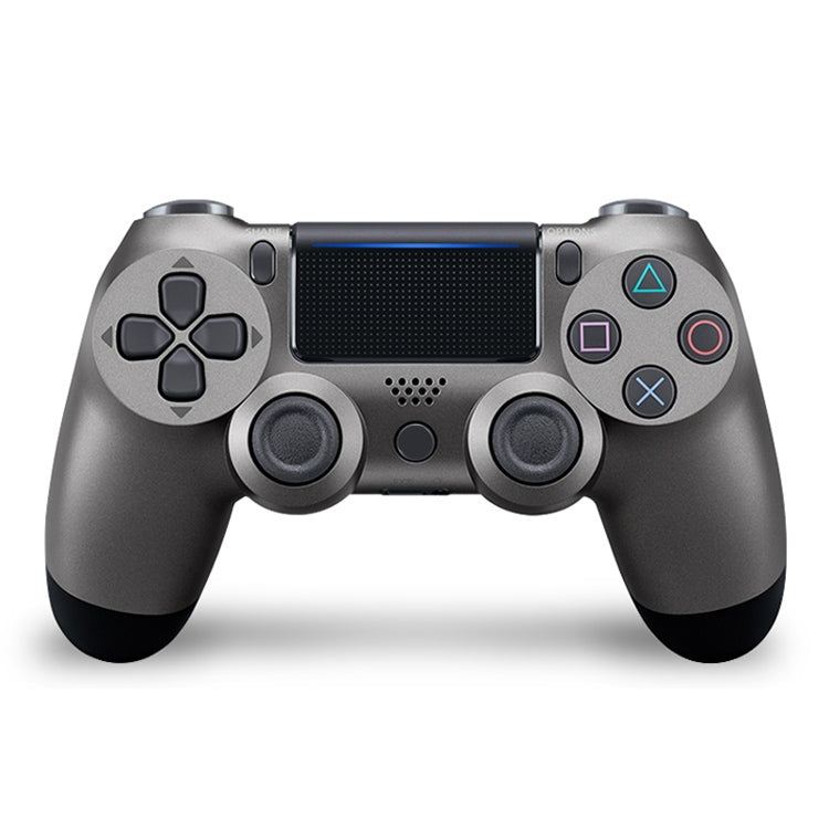 For PS4 Wireless Bluetooth Game Controller Gamepad with Light, EU Version(Grey) - Gamepads by PMC Jewellery | Online Shopping South Africa | PMC Jewellery