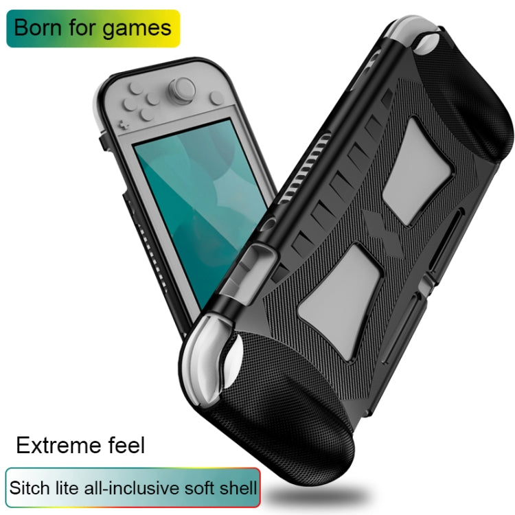 TPU Soft Protective Shell Drop Resistance for Nintendo Switch Lite(Black) - Cases by PMC TechLife | Online Shopping South Africa | PMC TechLife