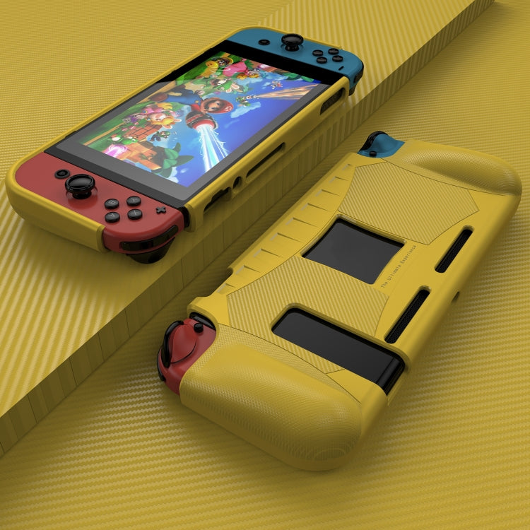 TPU Soft Protective Shell Drop Resistance for Nintendo Switch(Yellow) - Cases by PMC Jewellery | Online Shopping South Africa | PMC Jewellery