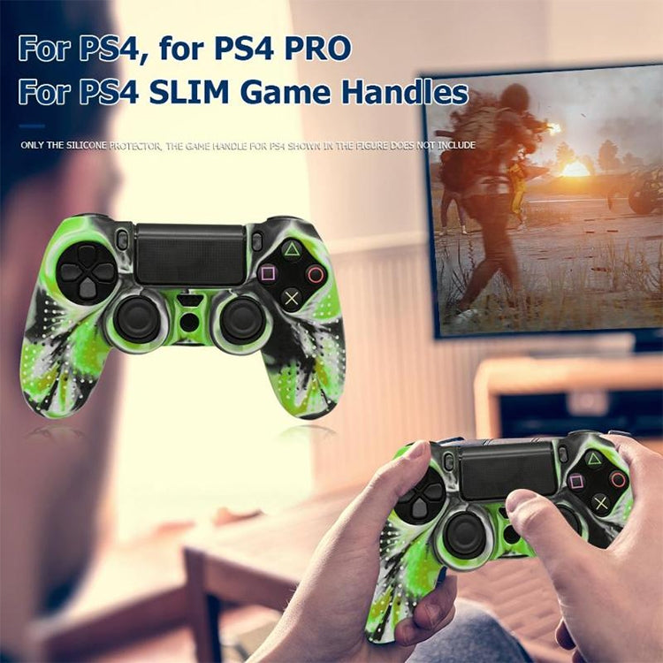 Non-slip Silicone Protective Case for Sony PS4(Green) - Cases by PMC Jewellery | Online Shopping South Africa | PMC Jewellery