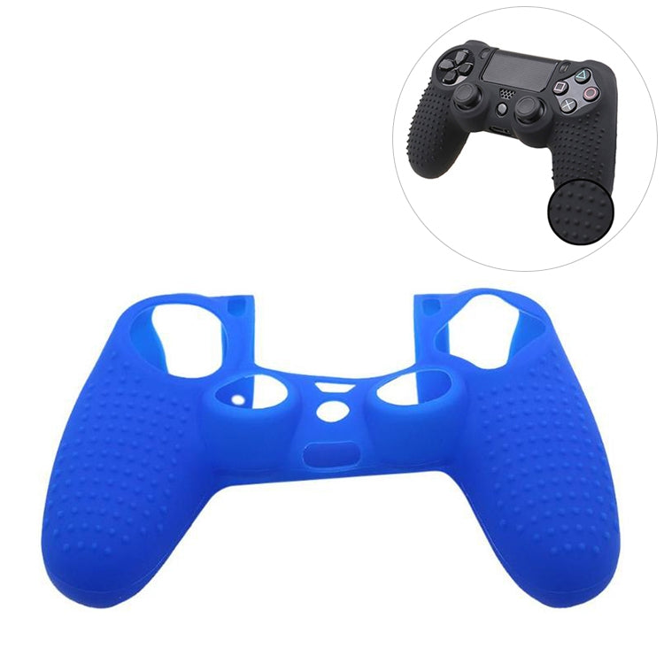 Non-slip Silicone Protective Case for Sony PS4(Blue) - Cases by PMC TechLife | Online Shopping South Africa | PMC TechLife