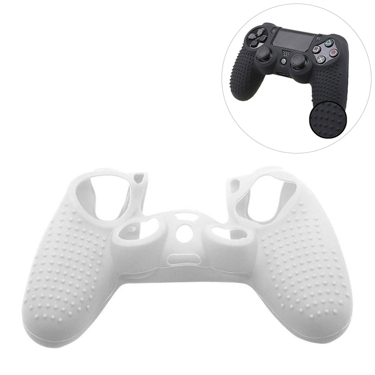 Non-slip Silicone Protective Case for Sony PS4(White) - Cases by PMC TechLife | Online Shopping South Africa | PMC TechLife