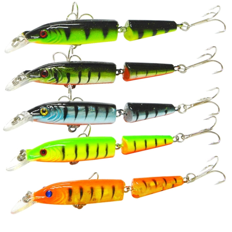 HENGJIA 5 PCS 10.5cm 9.6g 2-section Plastic Hard Baits Fishing Lures Set Tackle Baits - Fishing Lures by HENGJIA | Online Shopping South Africa | PMC TechLife | Buy Now Pay Later Mobicred
