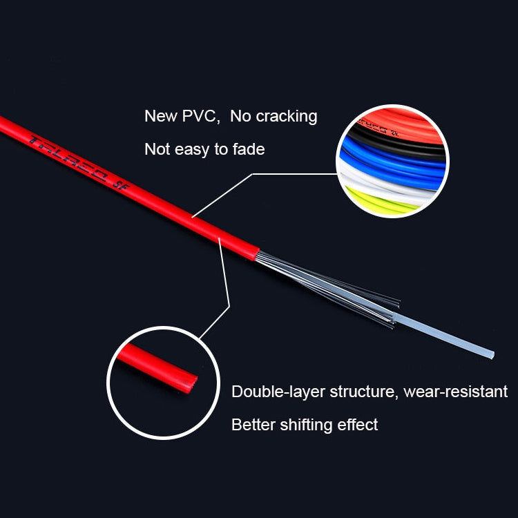 7 in 1 Universal PVC Bicycle Variable Speed Cable Tube Set(Blue) - Bicycle Brake Parts by PMC TechLife | Online Shopping South Africa | PMC TechLife | Buy Now Pay Later Mobicred