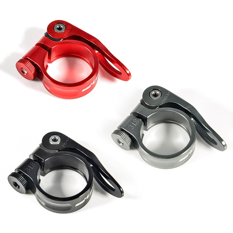 GUB CX-18 31.8mm Aluminum Ultralight Bicycle Seat Post Clamp(Titanium Color) - Pipe clamps by GUB | Online Shopping South Africa | PMC TechLife | Buy Now Pay Later Mobicred