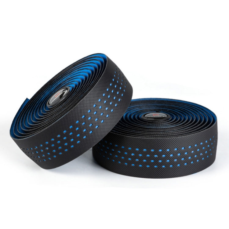 PROMEND GR-082 1 Pair Two-color Antiskid Bicycle Grips Tape (Black Blue) - Bicycle Grips by PROMEND | Online Shopping South Africa | PMC TechLife | Buy Now Pay Later Mobicred