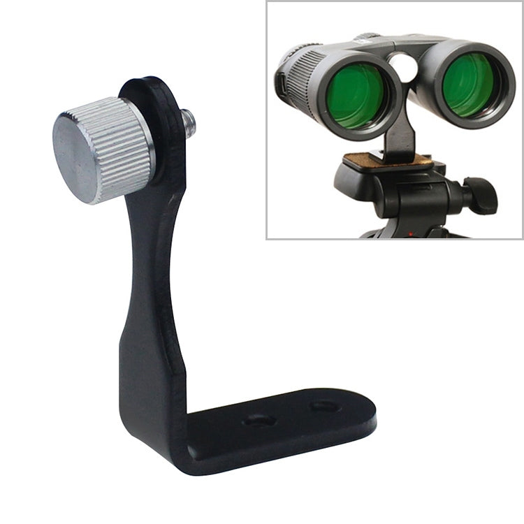 Datyson 5P0008 Telescope Tripod Connector All Metal L-shaped Adapter Adapter Bracket(Black) - Accessories by PMC TechLife | Online Shopping South Africa | PMC TechLife