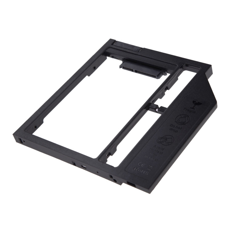 Universal 9 / 9.5mm SATA3 Hard Disk Drive HDD Caddy Adapter Bay Bracket for Notebook(Black) - Caddies & Enclosures by PMC TechLife | Online Shopping South Africa | PMC TechLife