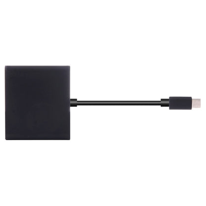 USB-C / Type-C 3.1 Male to USB-C / Type-C 3.1 Female & HDMI Female & USB 3.0 Female Adapter(Black) - Cable & Adapters by PMC Jewellery | Online Shopping South Africa | PMC Jewellery