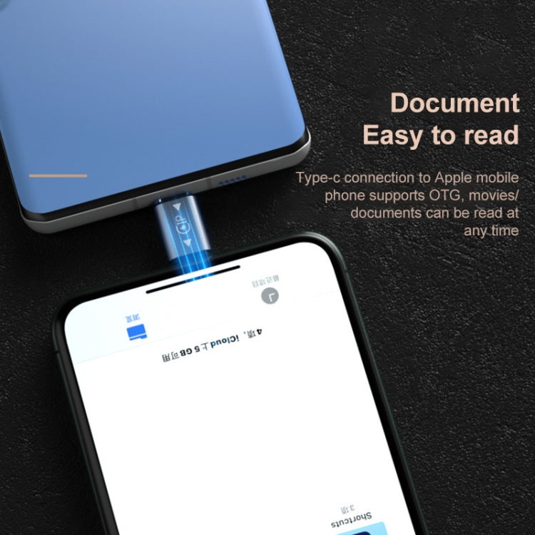 USB-C / Type-C Male to 8 Pin Male Charging + Data Transmission + OTG Adapter - Converter & Adapter by PMC TechLife | Online Shopping South Africa | PMC TechLife